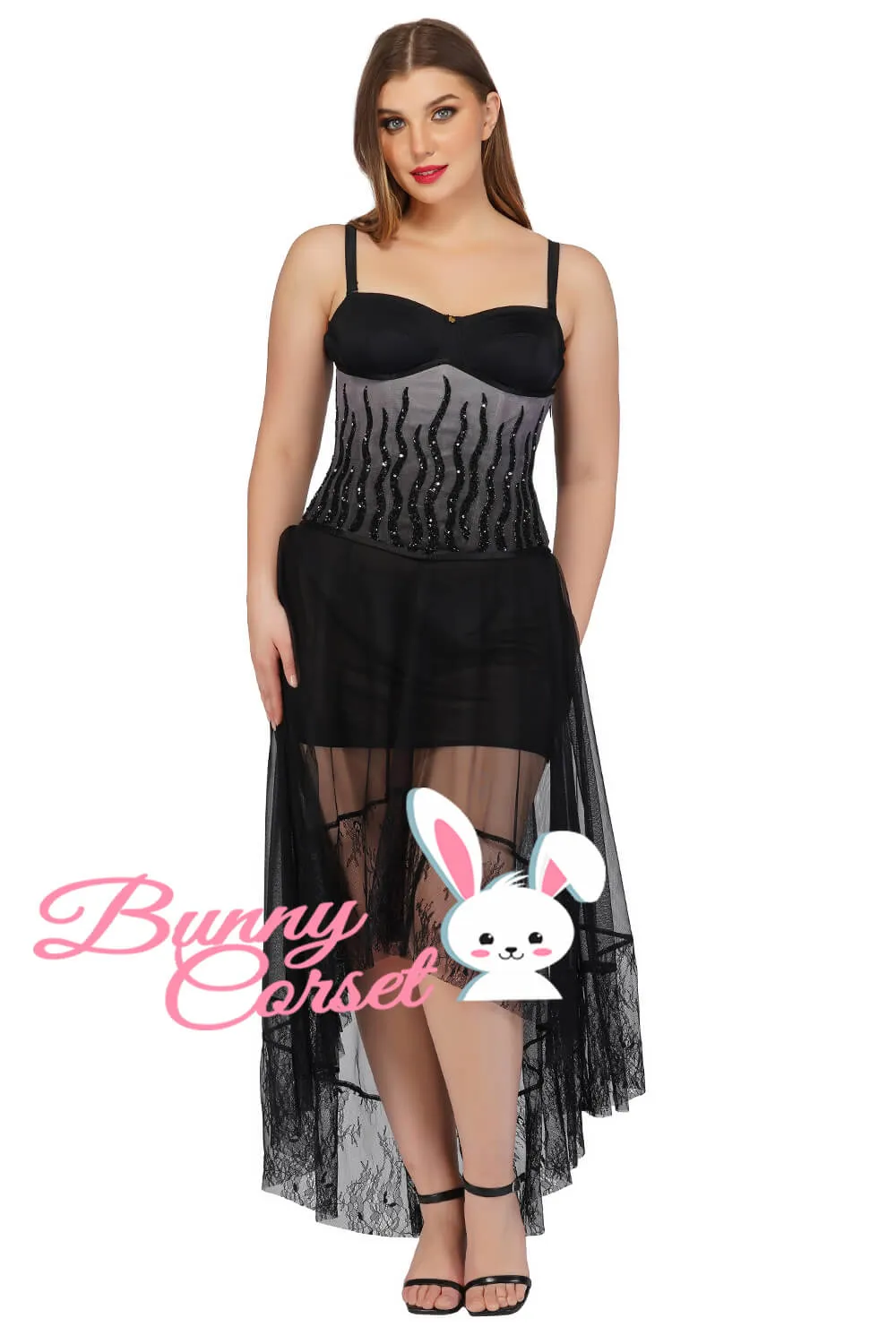 Makenna Mesh Couture Corset