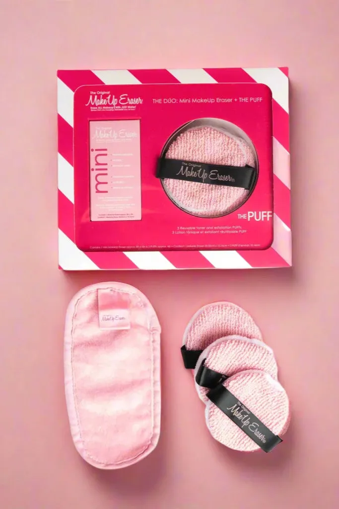Makeup Eraser the Duo: Mini MakeUp Eraser   the Puff | Holiday Gift Set