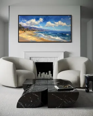 Malibu Coast Framed Canvas Wall Art