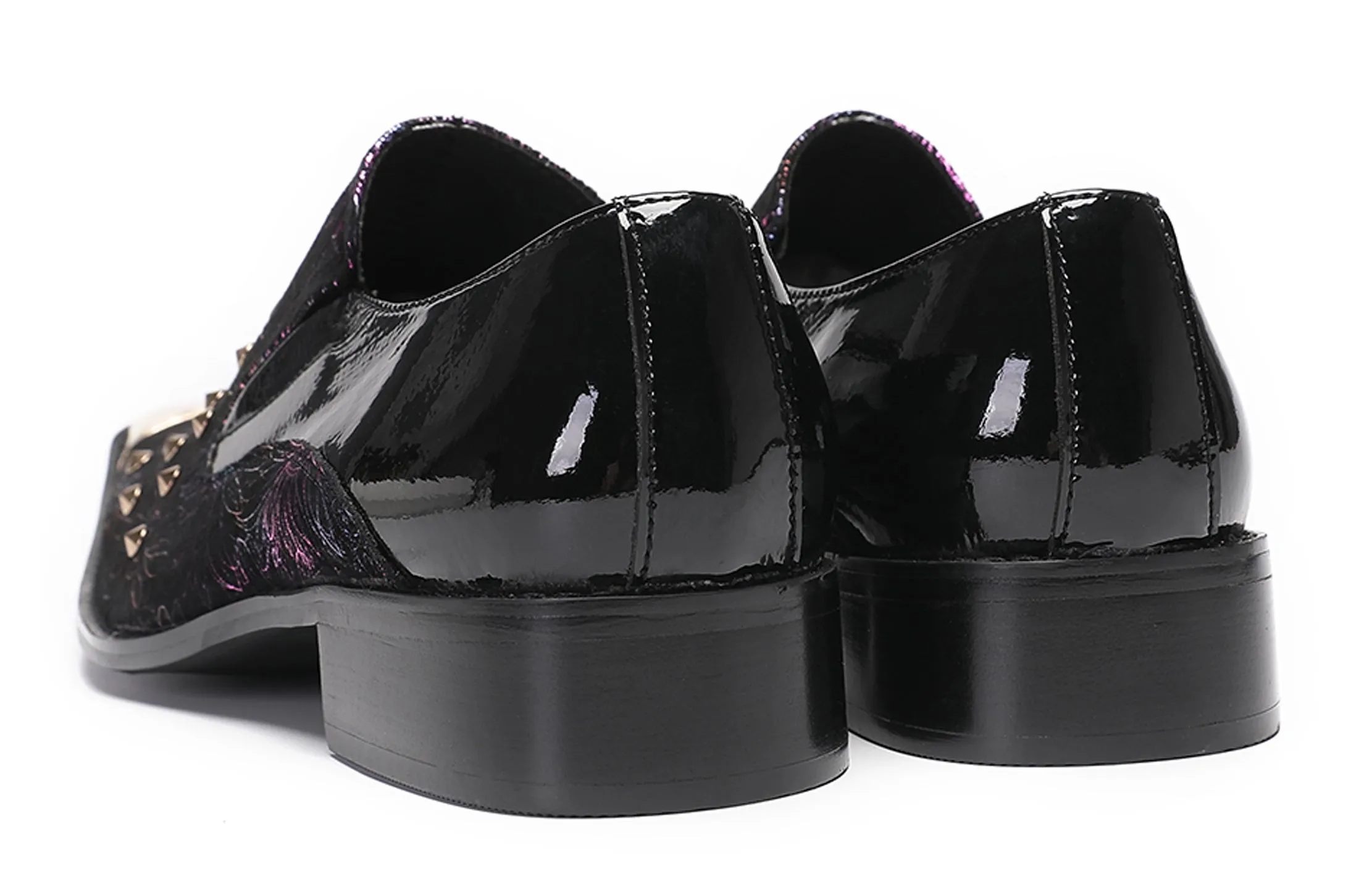 Mens Casual Party Loafers Glitter Sequin Shoes