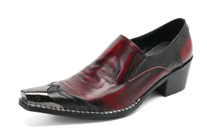 Men's Fashion Metal Pointed Toeded Western Loafers