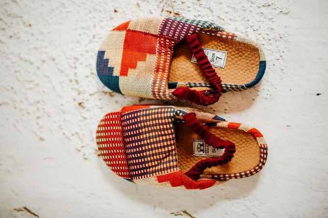 Men's | Handwoven Famami Kente Mule With Arch Support