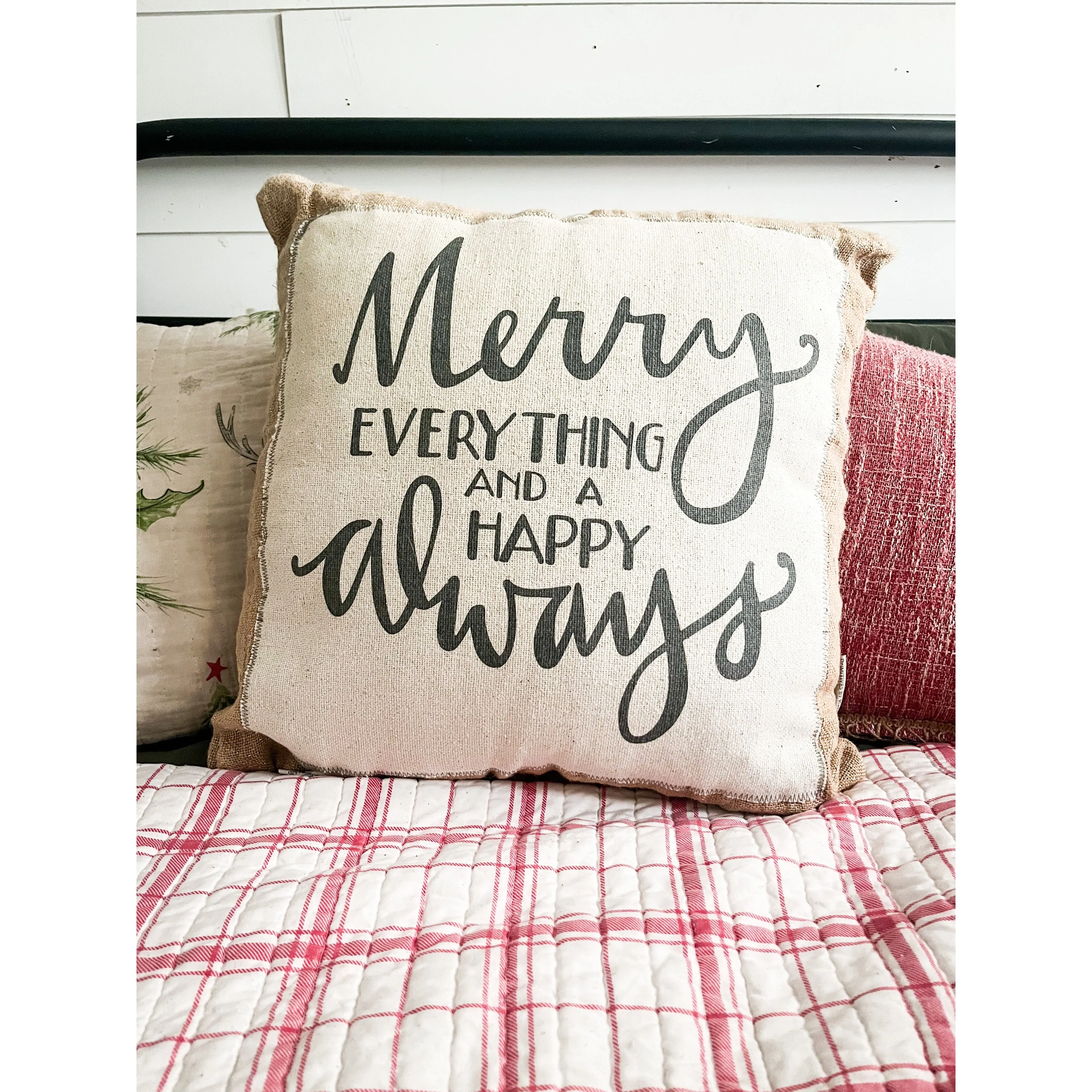 Merry Everything Holiday Pillow
