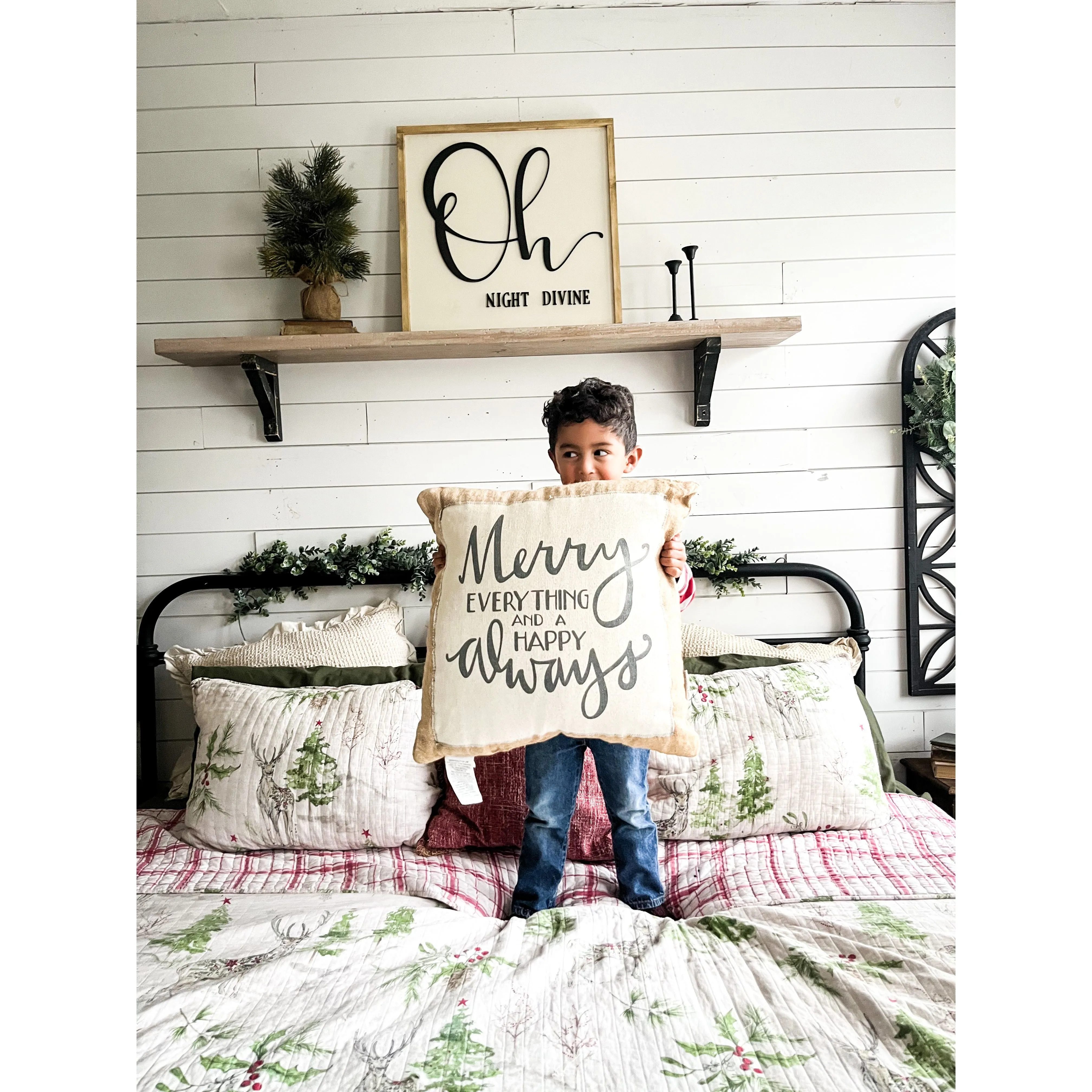Merry Everything Holiday Pillow