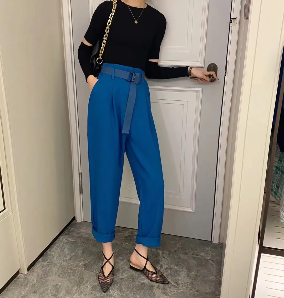 Mesh Net Buckle On Pointed Flats