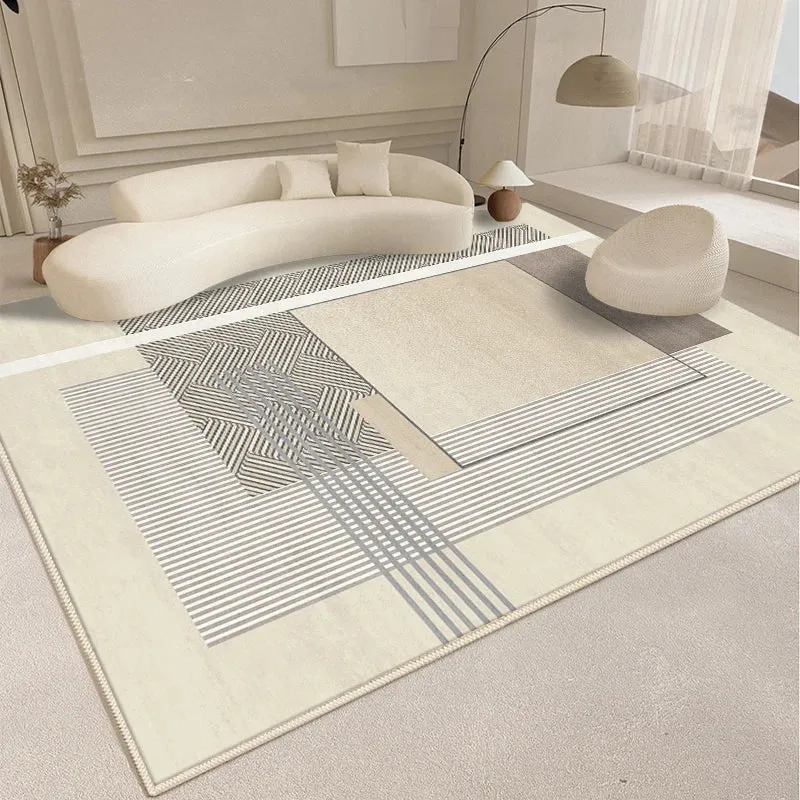 Modern  Abstract Plush Rug