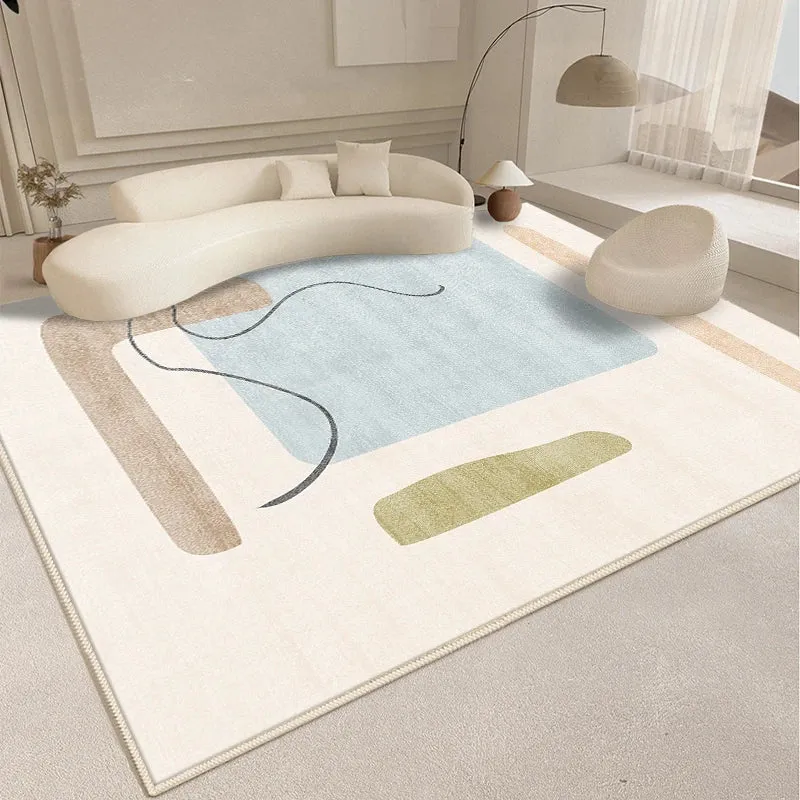 Modern  Abstract Plush Rug