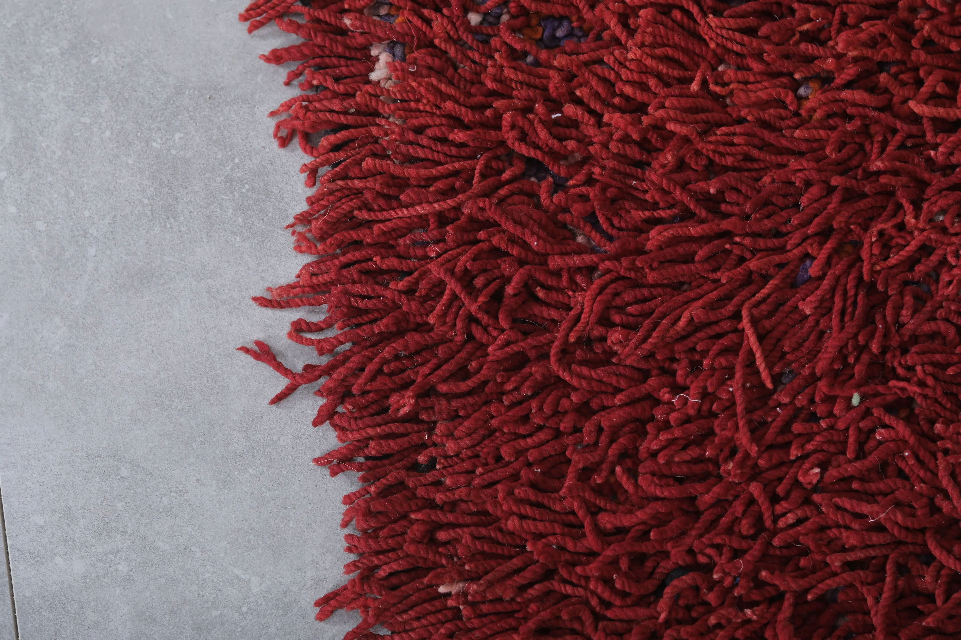 Moroccan Rug - Vibrant Red 6.5 x 11.5 Feet