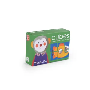 Moulin Roty Popipop 6 Cubes Puzzle
