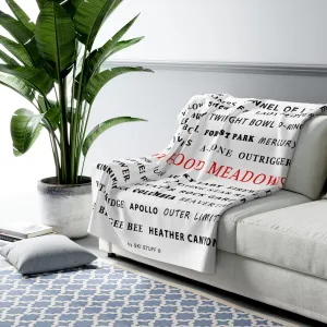 Mount Hood Meadows - Fleece Blanket