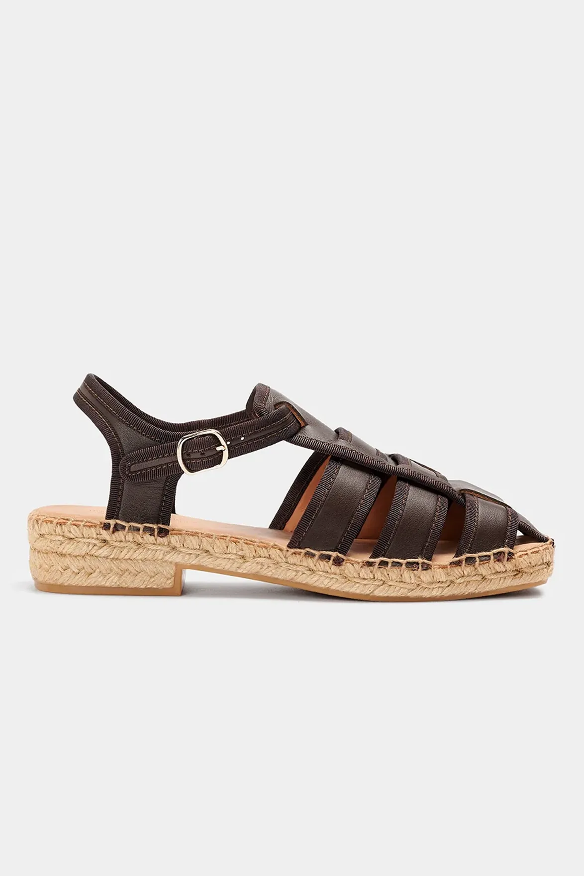 Naguisa Sativa Dark Brown Sandals