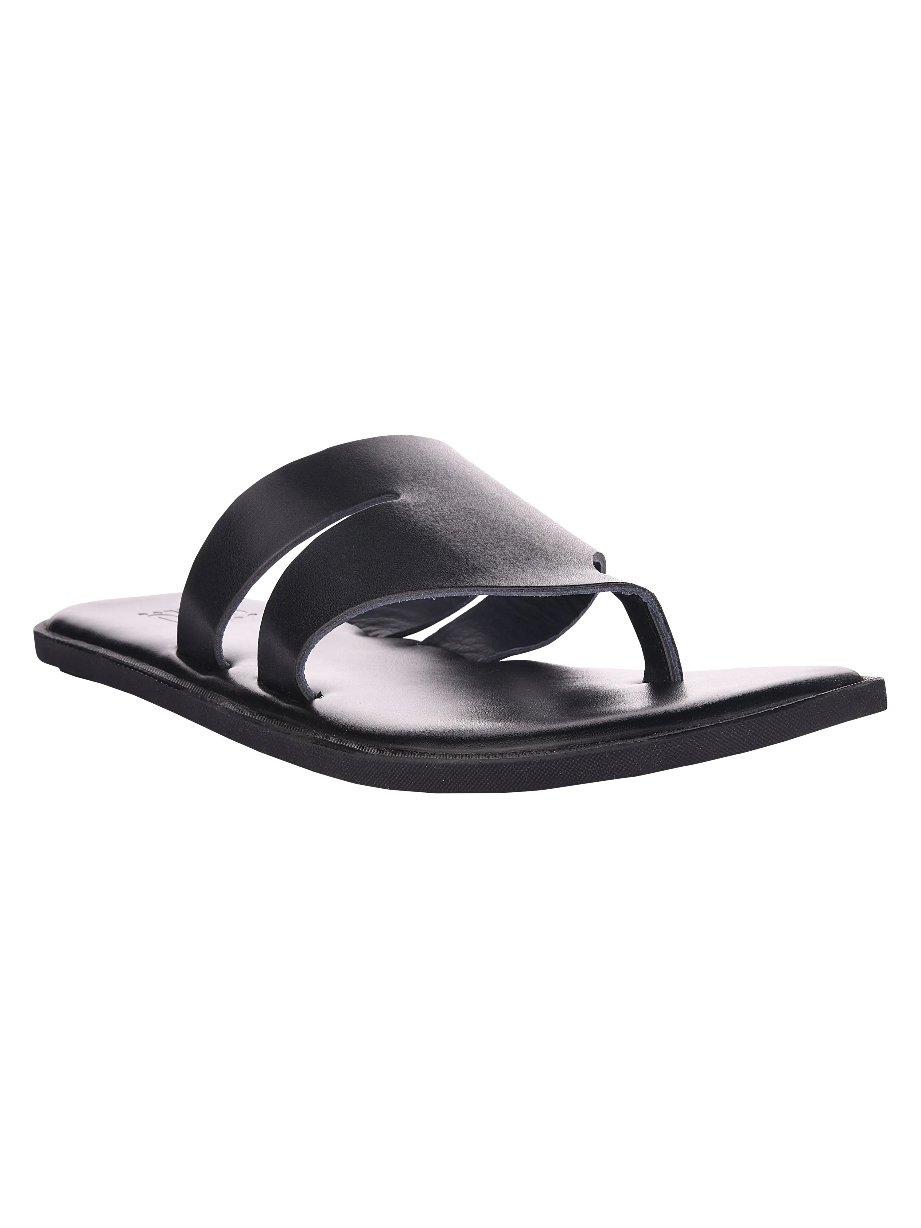 Naples Black Slippers For Men