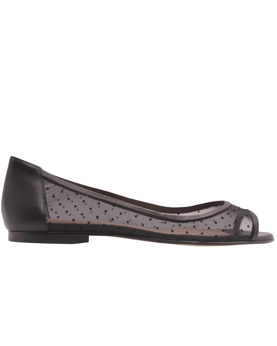 Noir - Black Dot Mesh