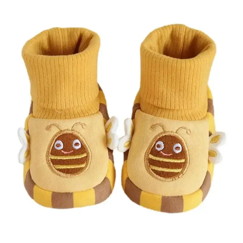 Non - Slip Soles - Warm Toddler Slippers With Cute Animal Design
