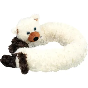 Novelty Cream Cat Draught Excluder for Doors