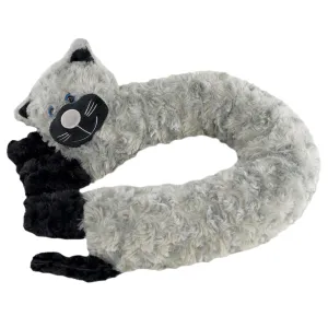 Novelty Draught Excluder for Doors Grey Cat Design