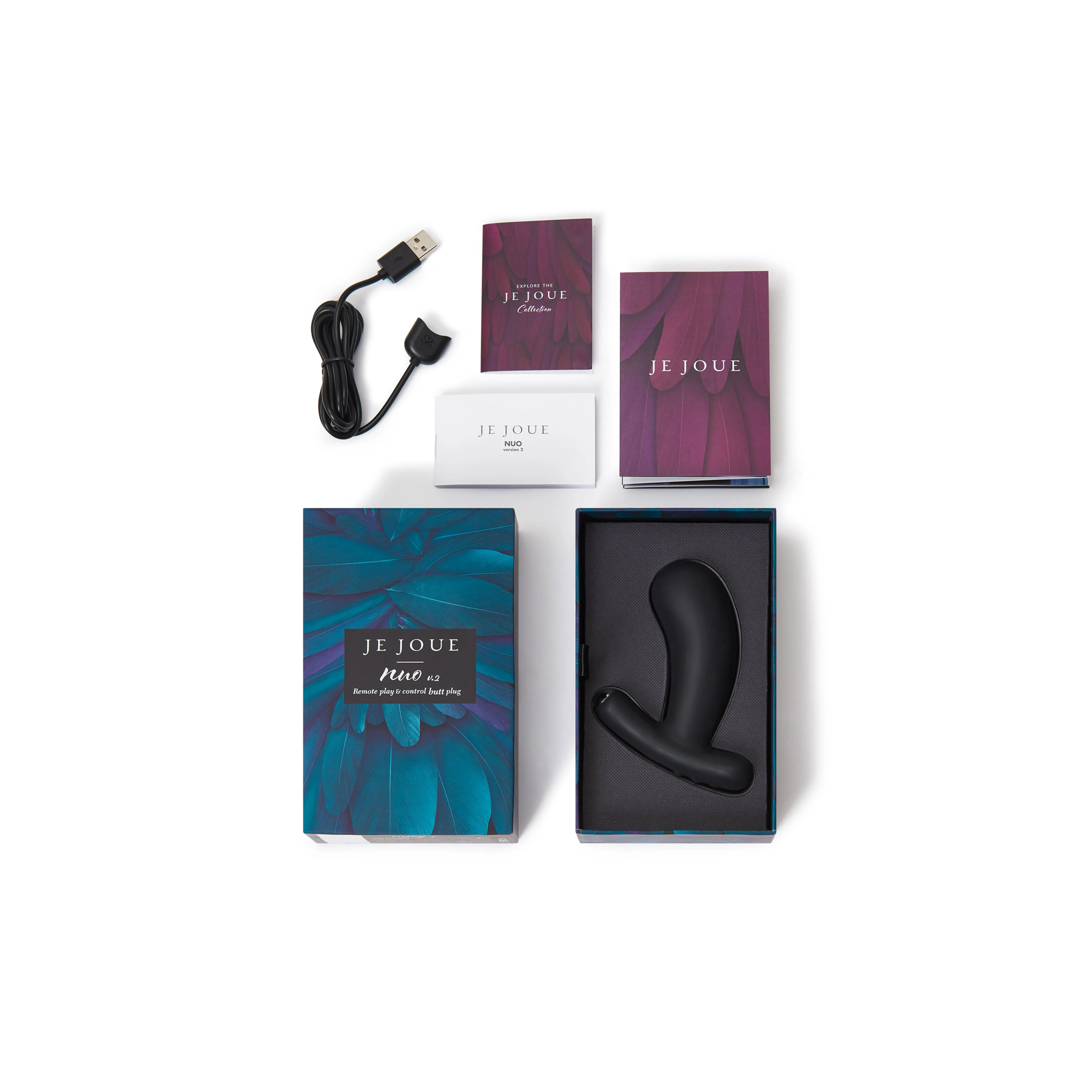 Nuo Vibrating Butt Plug with Dual-Motor - App Controlled