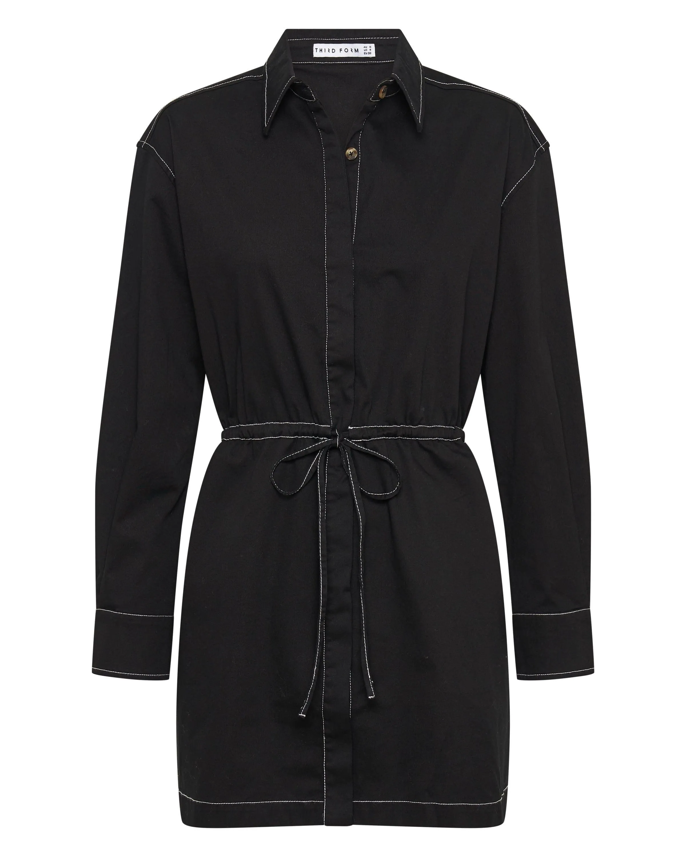 OPEN ROAD SHIRT DRESS | WASHED BLACK