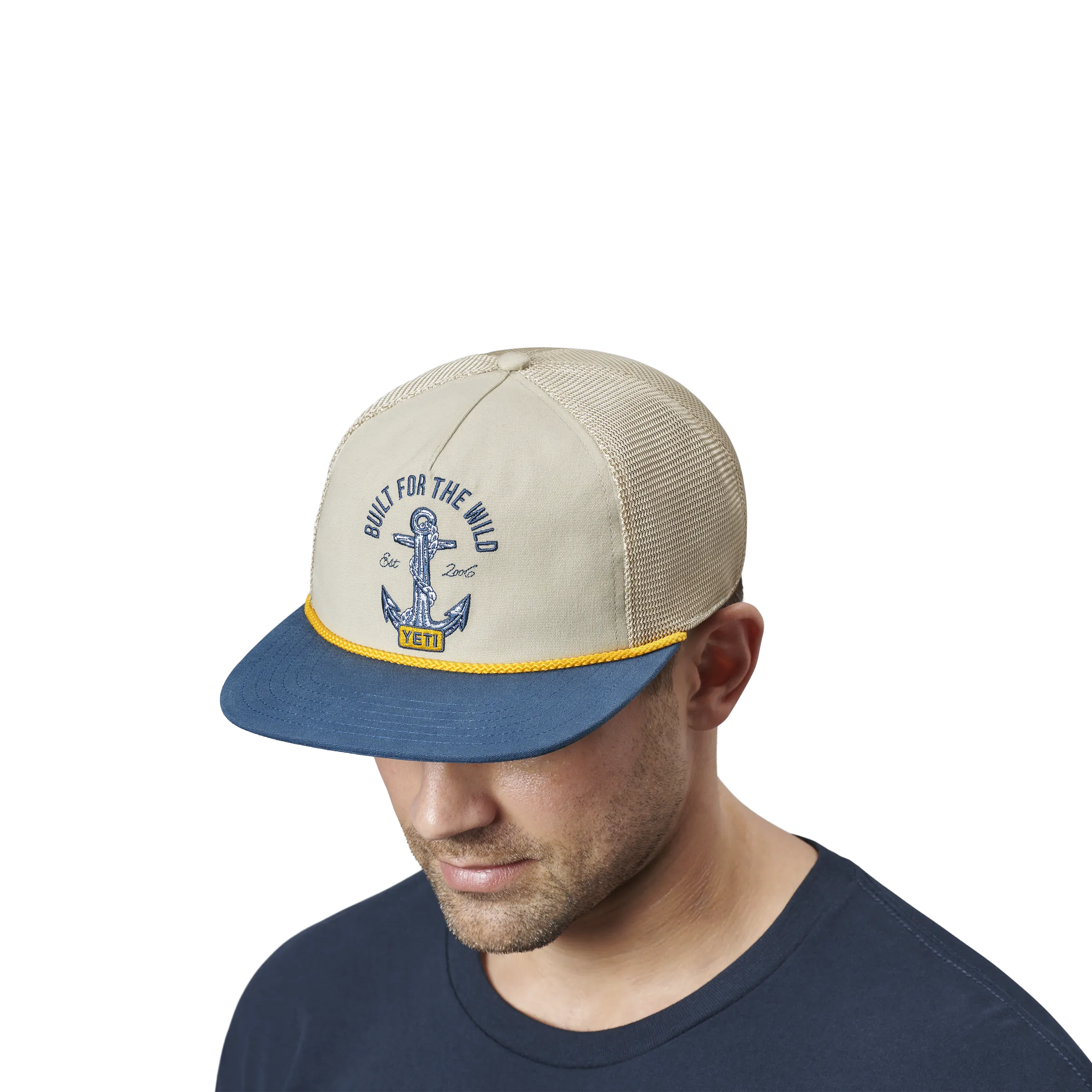 Open Seas Rope Flat Brim Hat