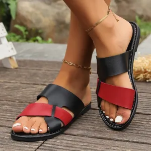Open Toe Flats Sandals
