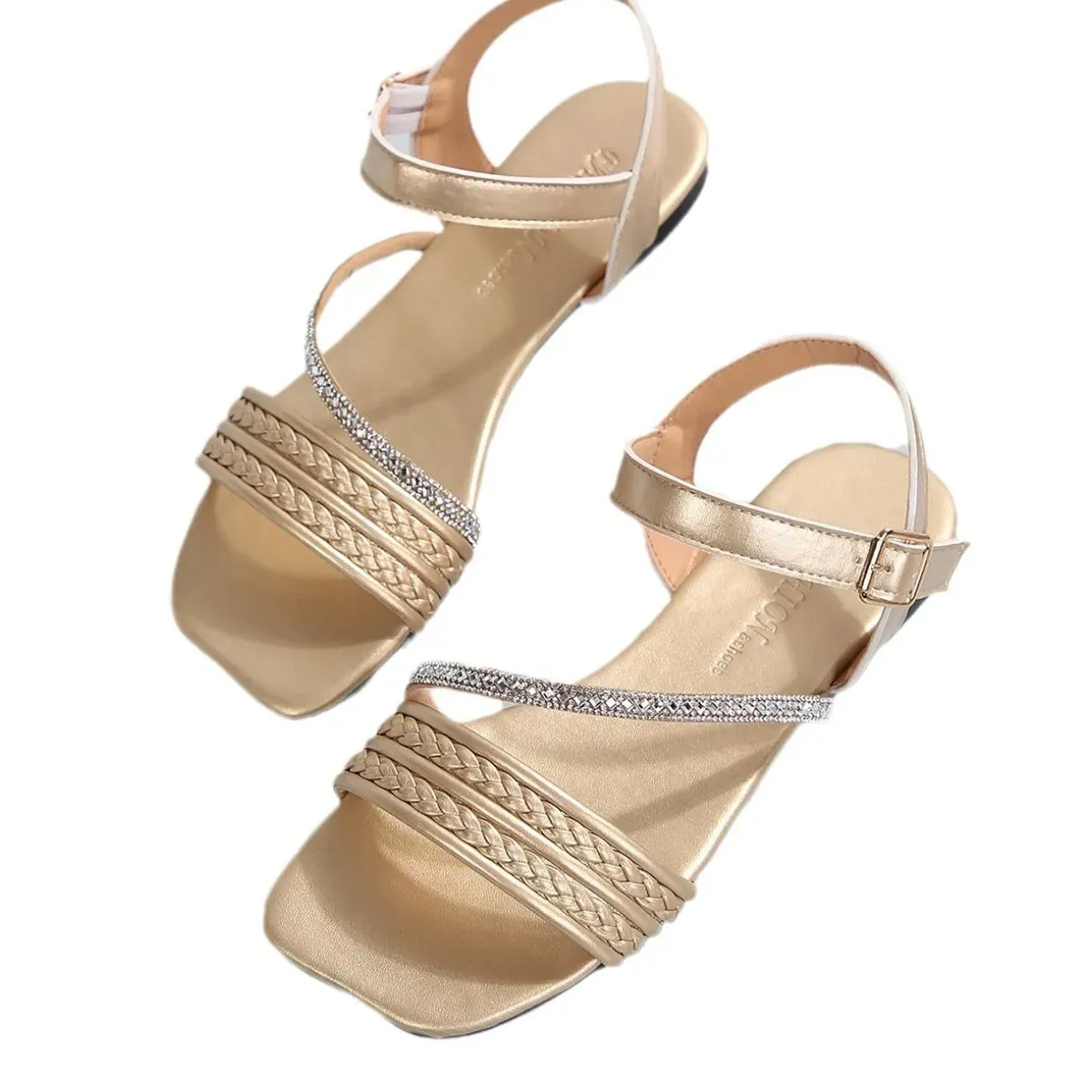 Open Toe Flats Sandals