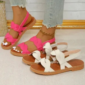 Open Toe Flats Sandals