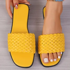 Open Toe Flats Sandals