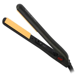 Original Ceramic Flat Iron, Flat Iron for a Smooth Finish, Ceramic Floating Plates, Quick Heat Up, Analog On/Off Switch, 1" Iron Black