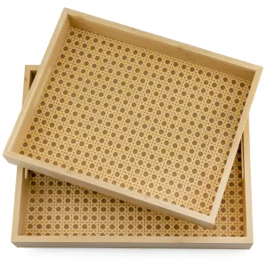 Ottoman Rattan Breakfast Trays (Case of 8)