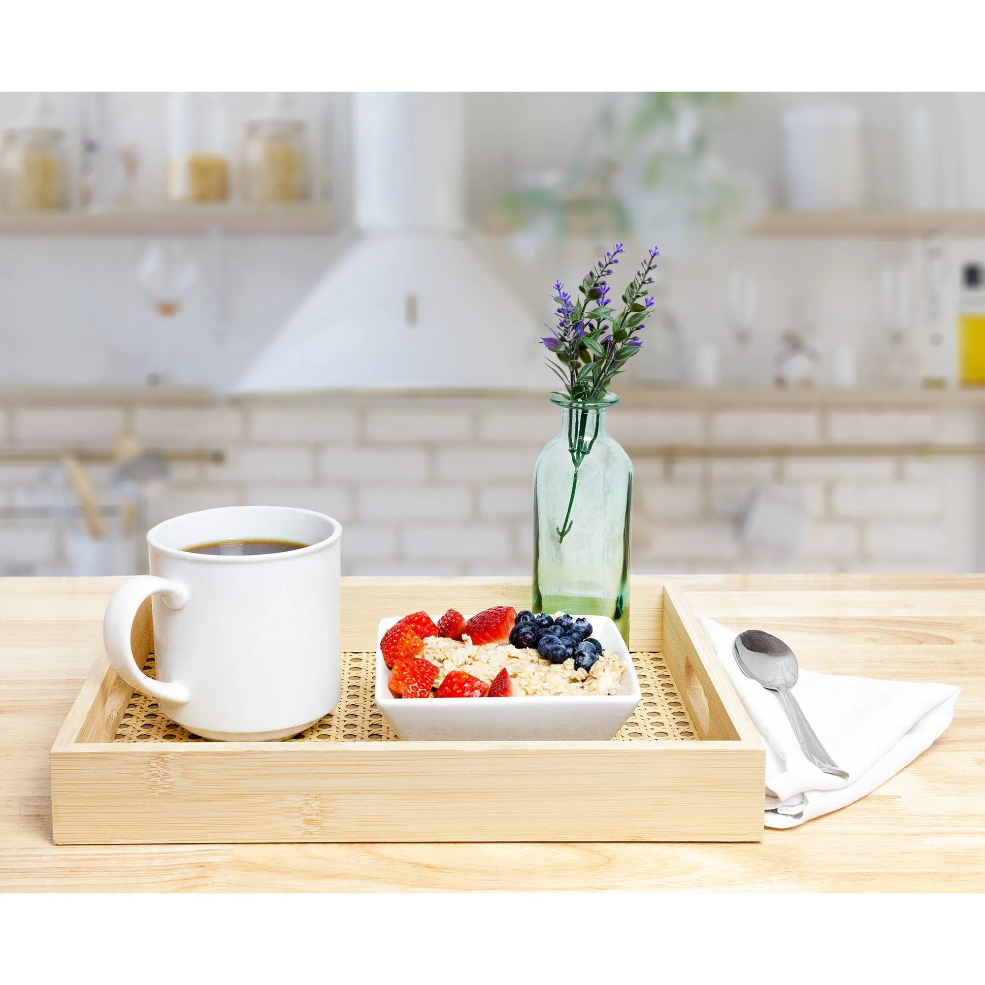 Ottoman Rattan Breakfast Trays (Case of 8)
