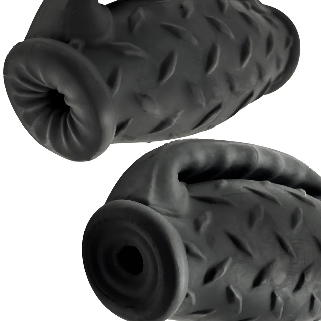 Oxballs Masterjack Double Ended Ultra Squishy Stroker with Handle - Black