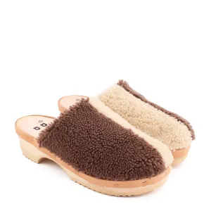 PANTO CURLY DUO shearling teddy & natural