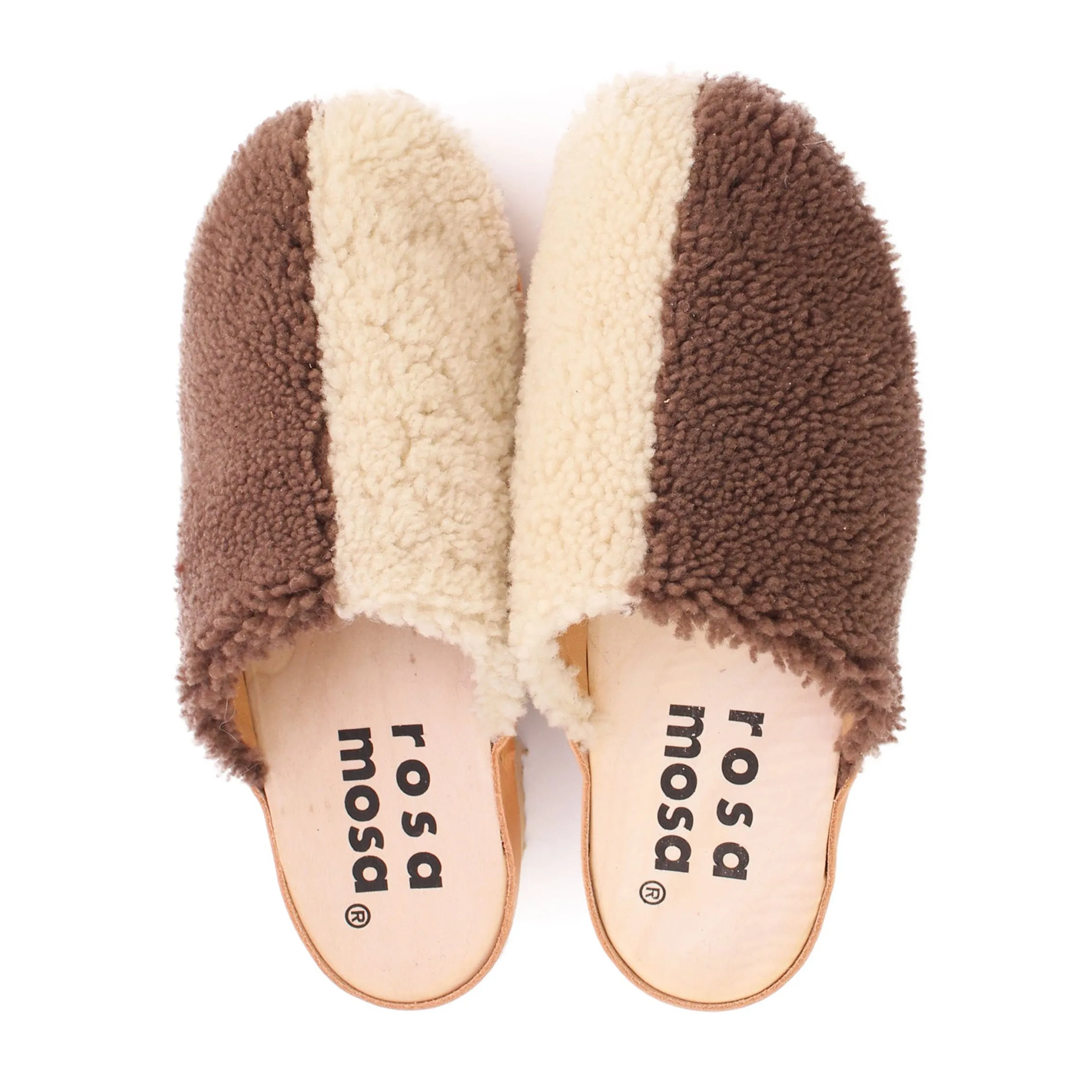 PANTO CURLY DUO shearling teddy & natural
