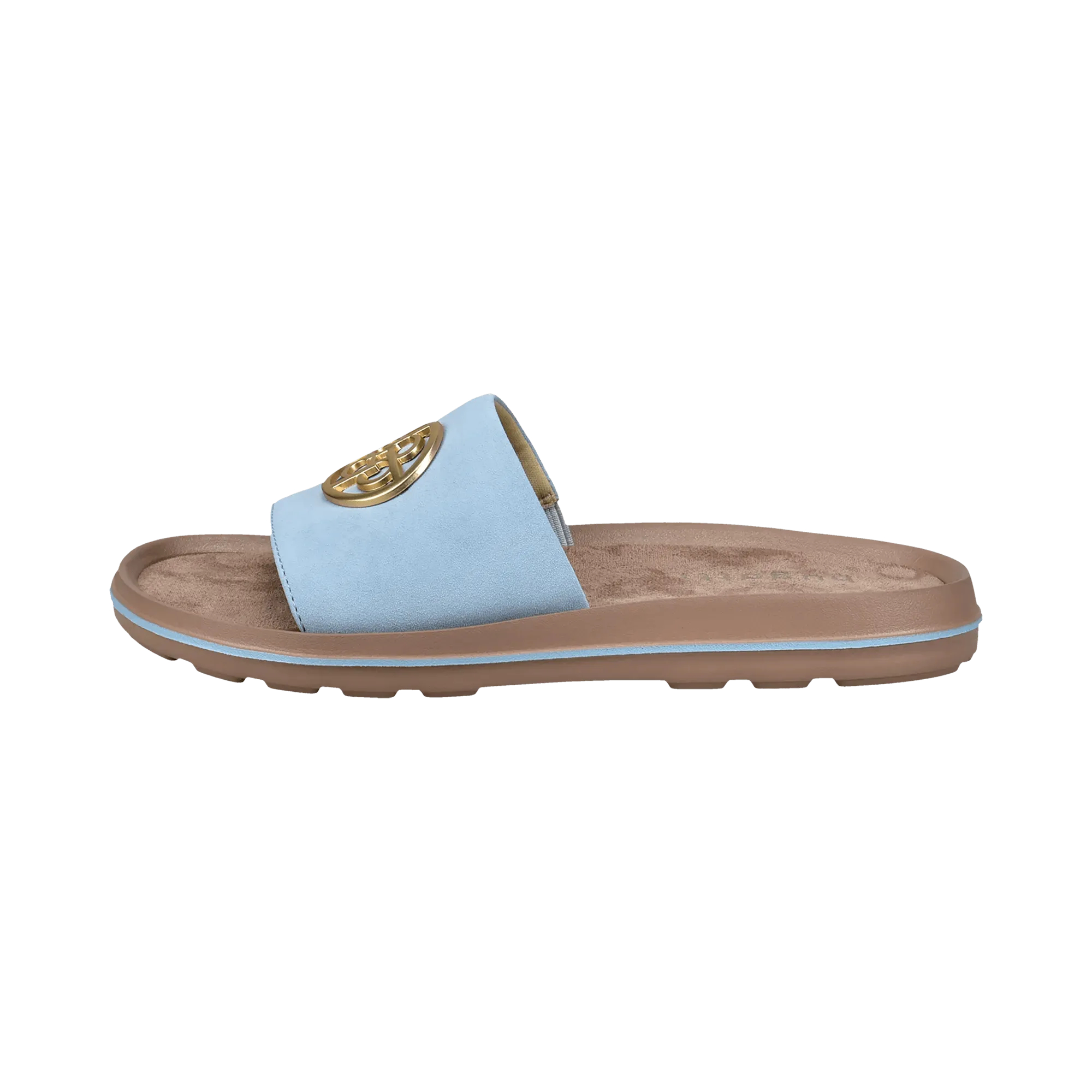 Pantoletten hellblau