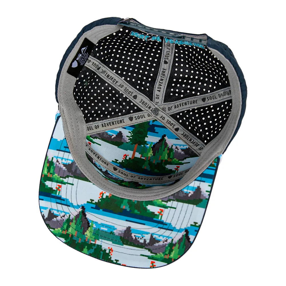 Performance Flat Bill Snapback | Blue | Alpine Digi PreOrder