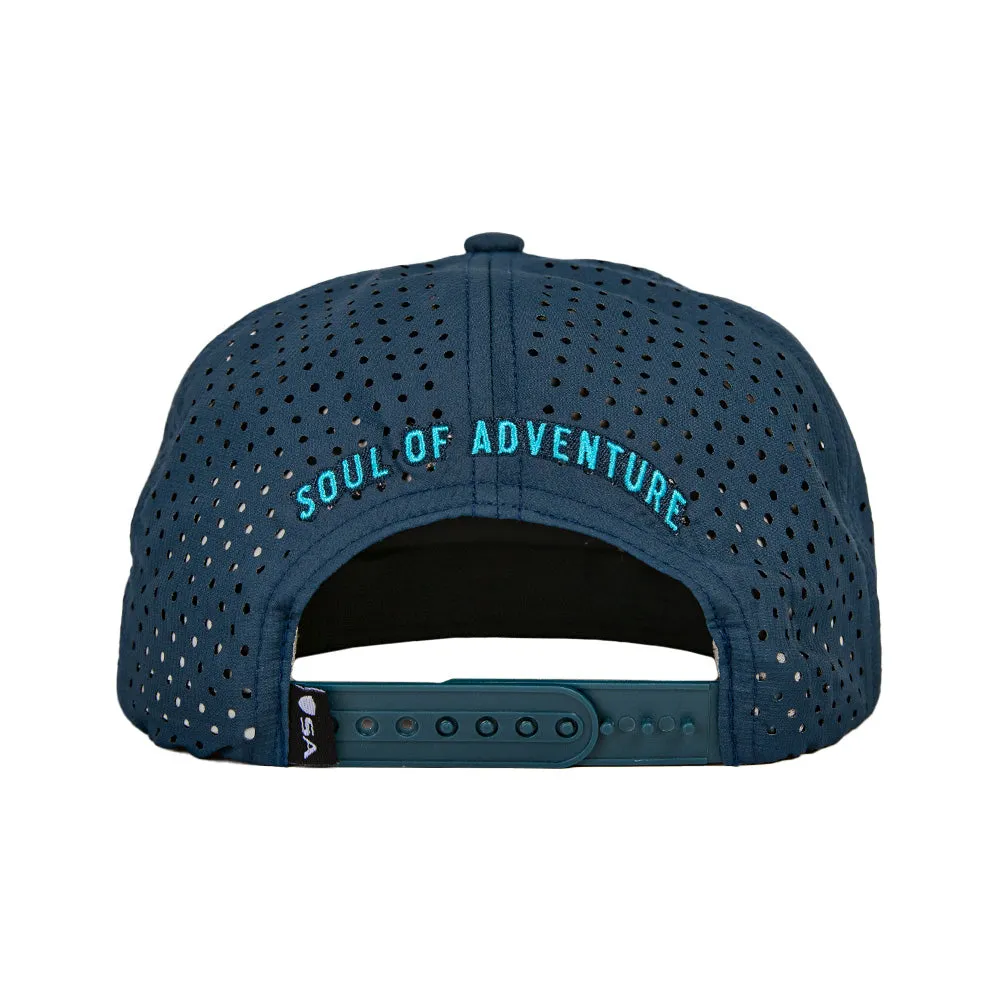 Performance Flat Bill Snapback | Blue | Alpine Digi PreOrder