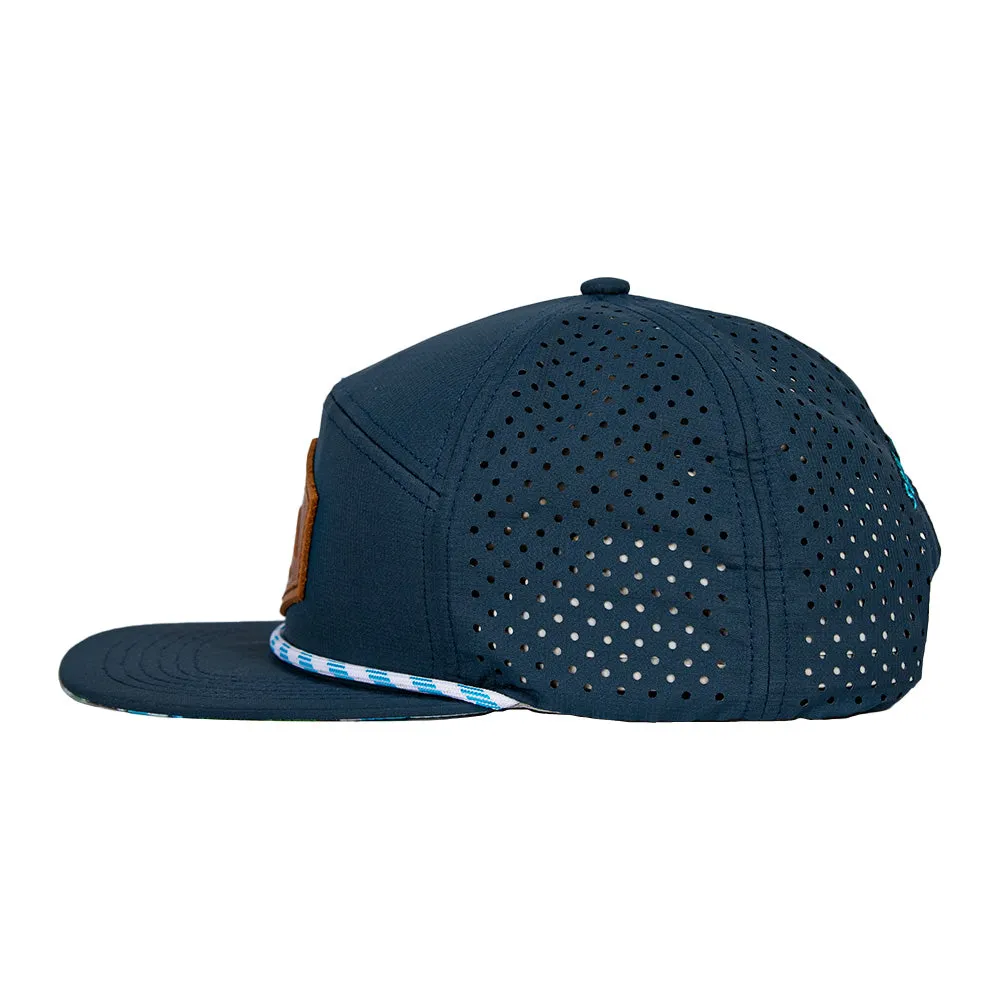 Performance Flat Bill Snapback | Blue | Alpine Digi PreOrder