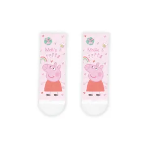Personalised Peppa Pig Kids' Cosy Socks