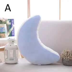 Plush Cute Moon Rainbow Shell Star Colourful Seat Cushion Pillow