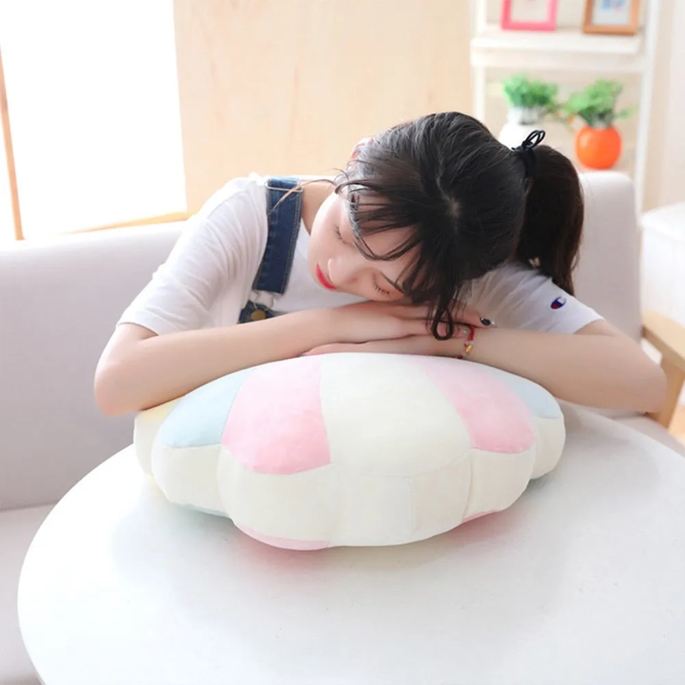 Plush Cute Moon Rainbow Shell Star Colourful Seat Cushion Pillow