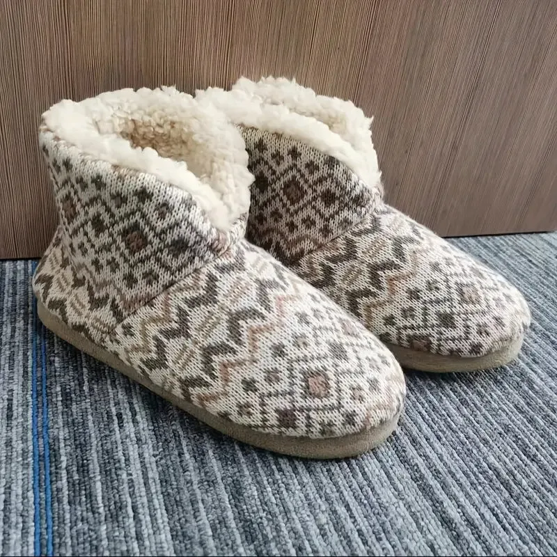 Plush Winter Home Slippers
