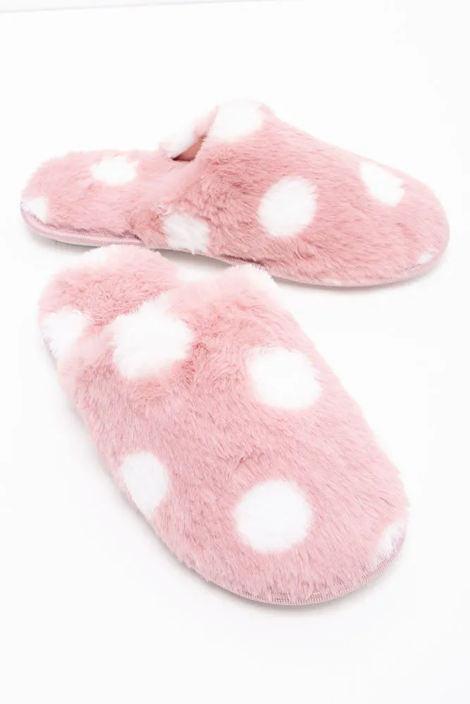 Polka Dot Slipper Pink