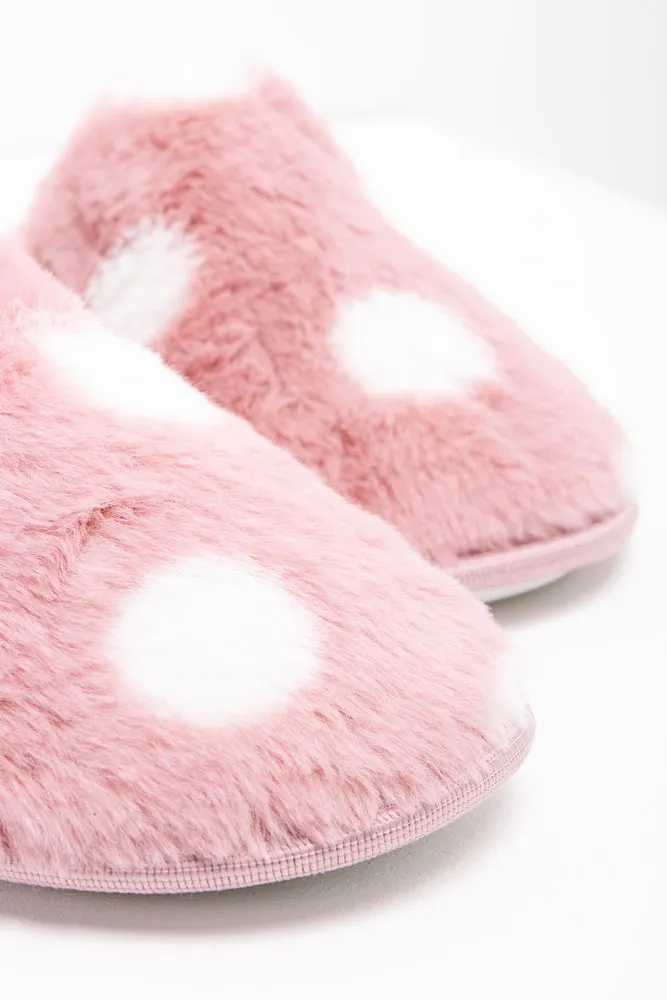 Polka Dot Slipper Pink