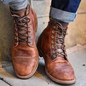 Premium Warm Leather Boots