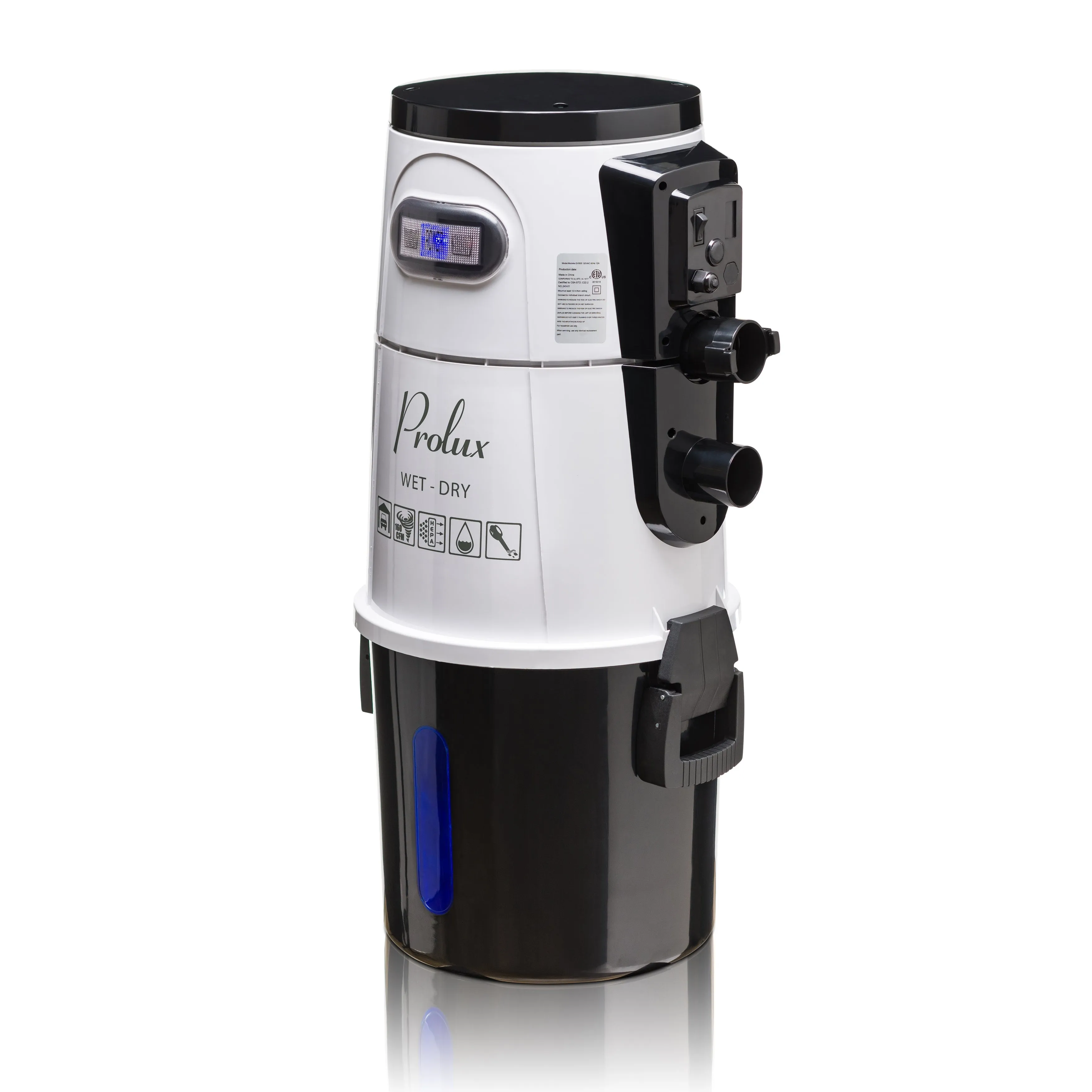 Professional Grade Wall Mountable Wet / Dry Garage and Shop Vacuum by Prolux