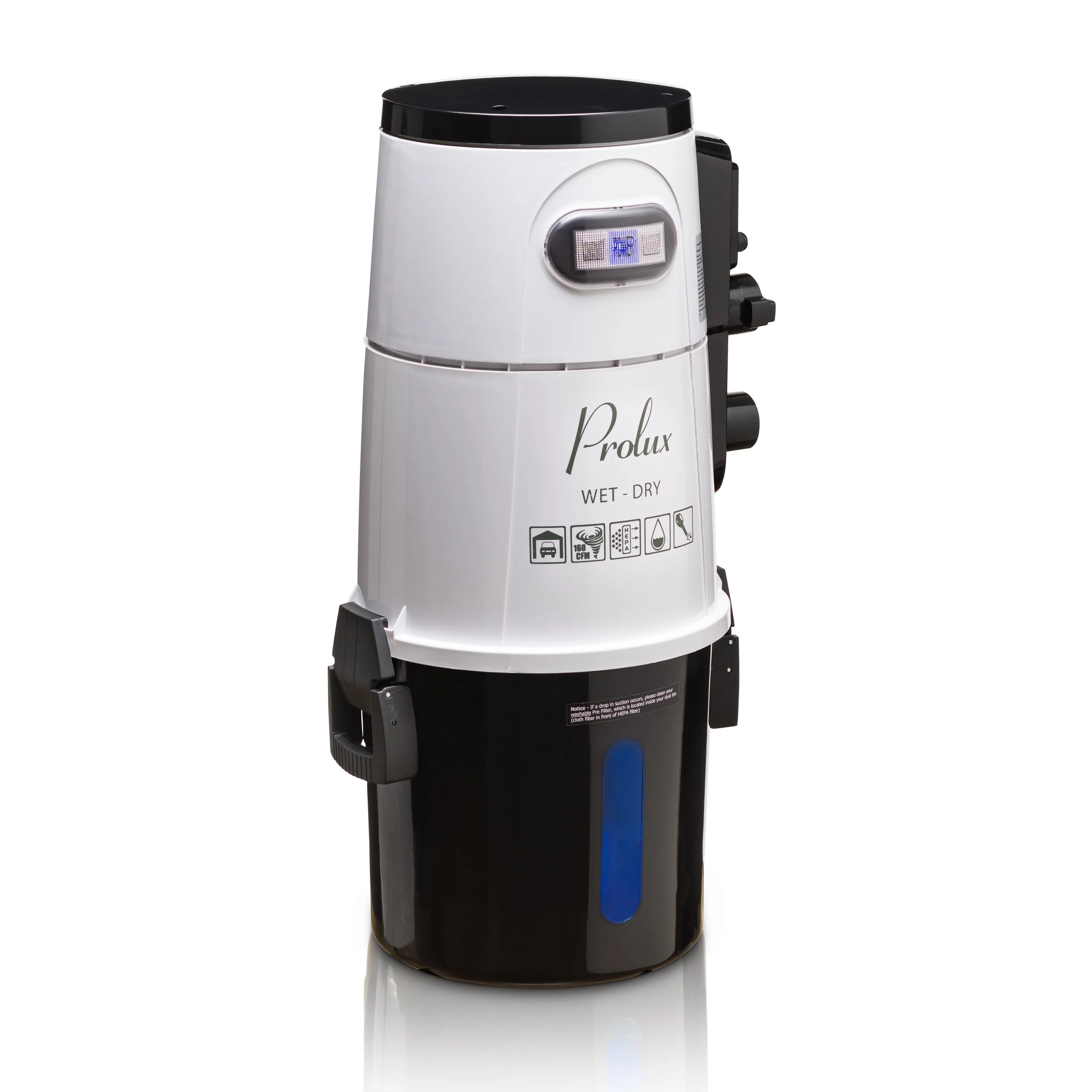 Professional Grade Wall Mountable Wet / Dry Garage and Shop Vacuum by Prolux