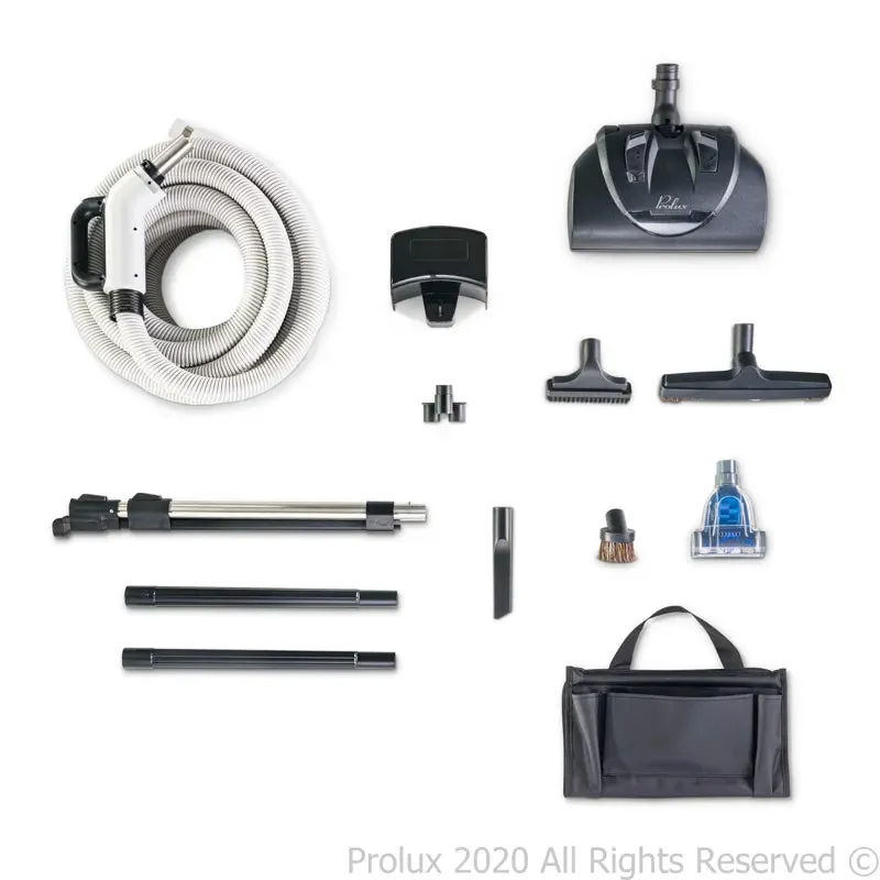 Prolux PLCCV12Kr Complete Central Vacuum Unit System with Prolux Electric Hose Power Nozzle Kit
