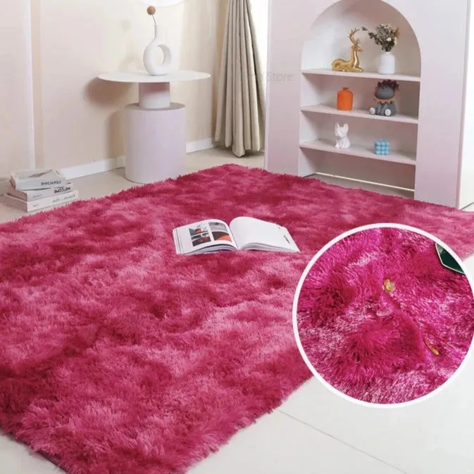 Rainbow Fluffy Carpet