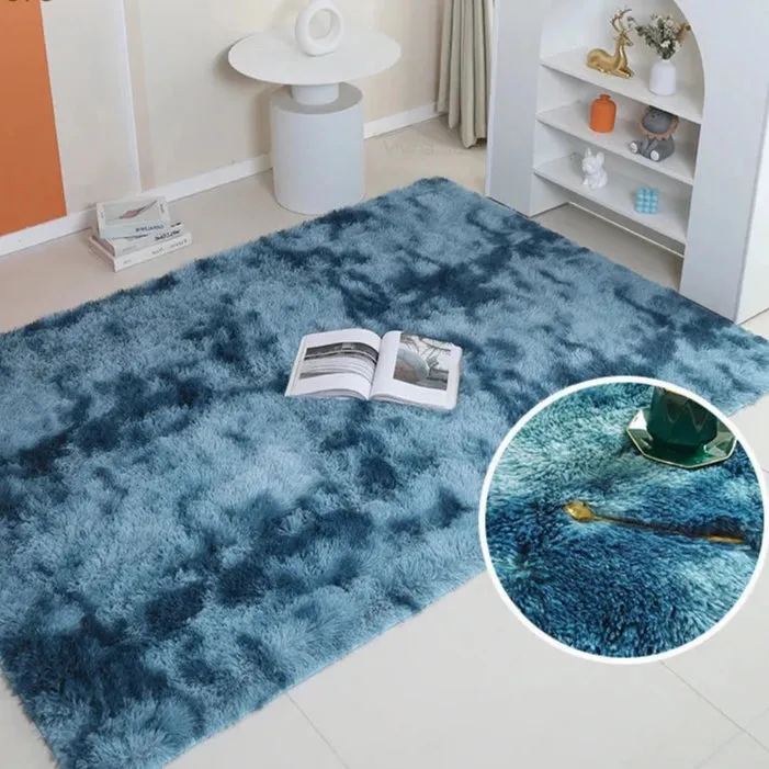 Rainbow Fluffy Carpet