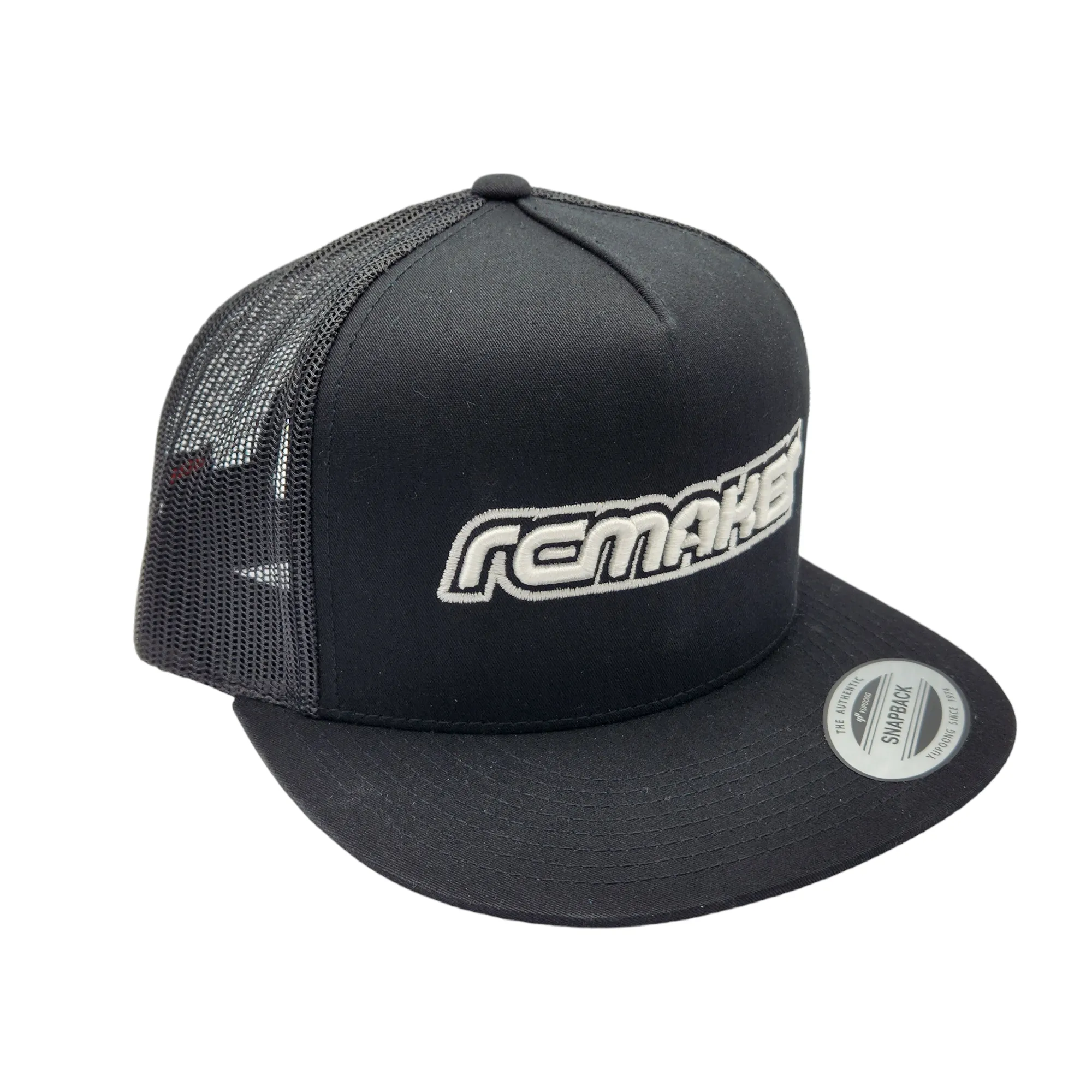RC MAKER Embroidered Flat Peak Snapback Hat